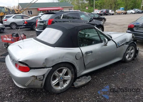 2000 BMW Z3 2.3 из США, поврежденный, VIN 4USCH934XYLG03084